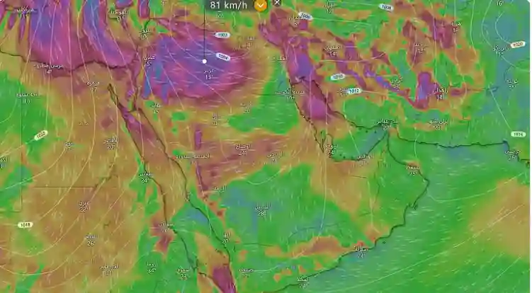 تحذير من رياح عاصفة وموجات غبار كثيف تضرب هذه المناطق في السعودية