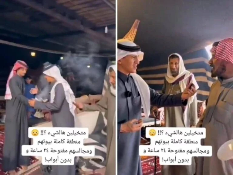 فيديو هذه البيوت في السعودية لا تغلق أبوابها أبداً 